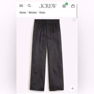 ASTRID WIDE-LEG PANT IN LUSTER CREPE J CREW